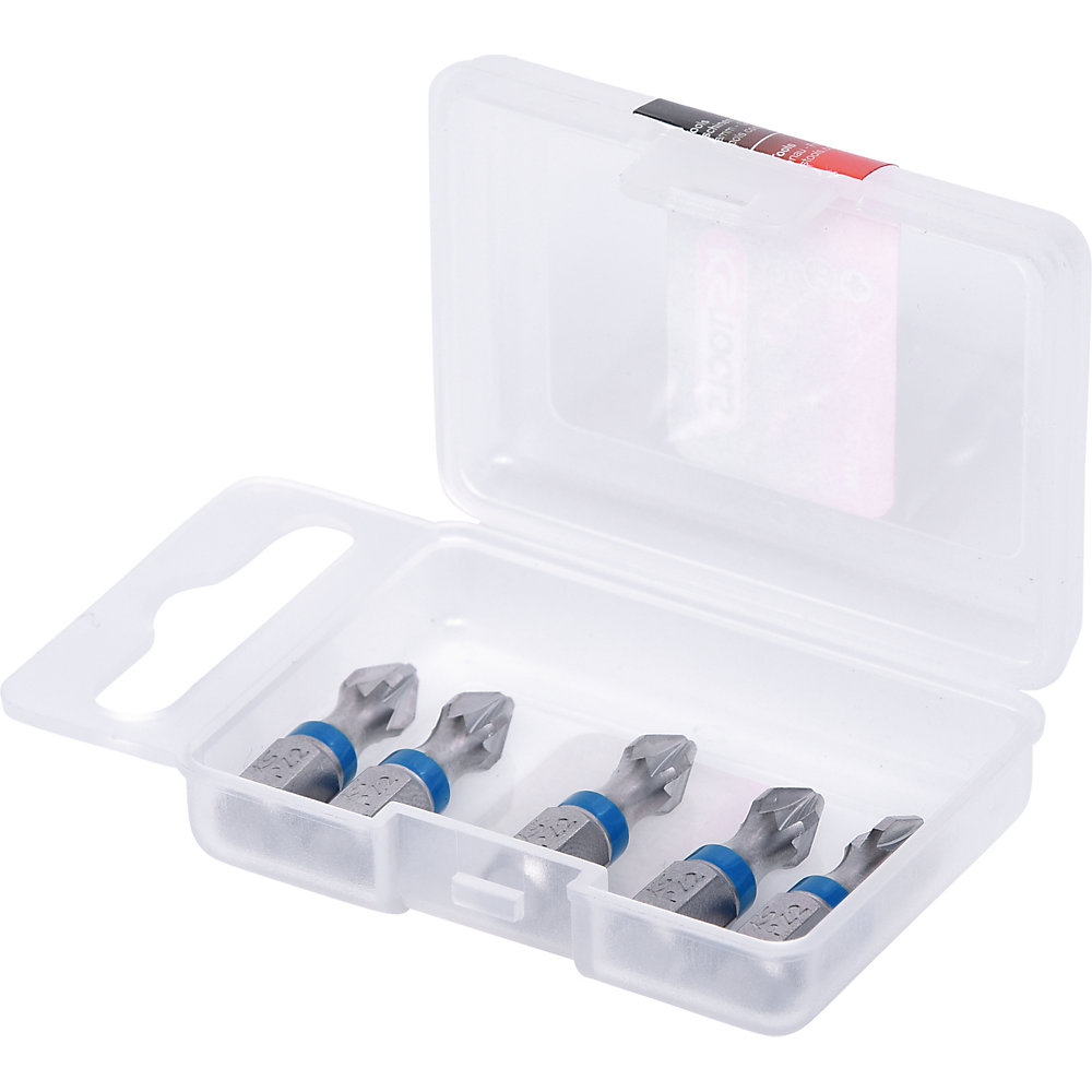 KS Tools Inserto TORSIONpower da 1/4'', lunghezza 25 mm PZ, nichelato, conf. da 5 pz., PZ2