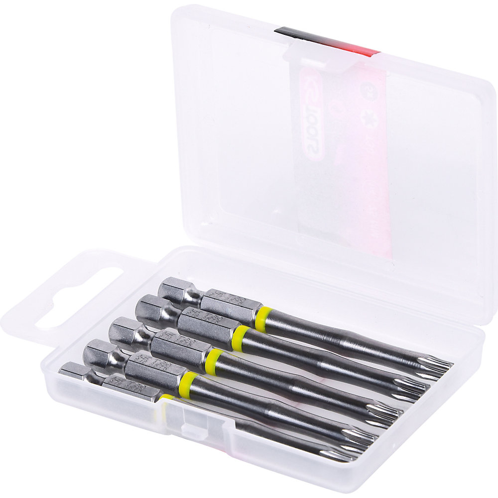 KS Tools Inserto TORSIONpower da 1/4'', lunghezza 75 mm, TORX®, conf. da 5 pz., T30