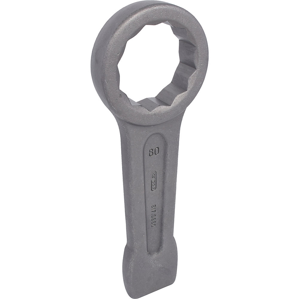 KS Tools Chiave ad anello a percussione, dodecagonale, metrica, 80 mm