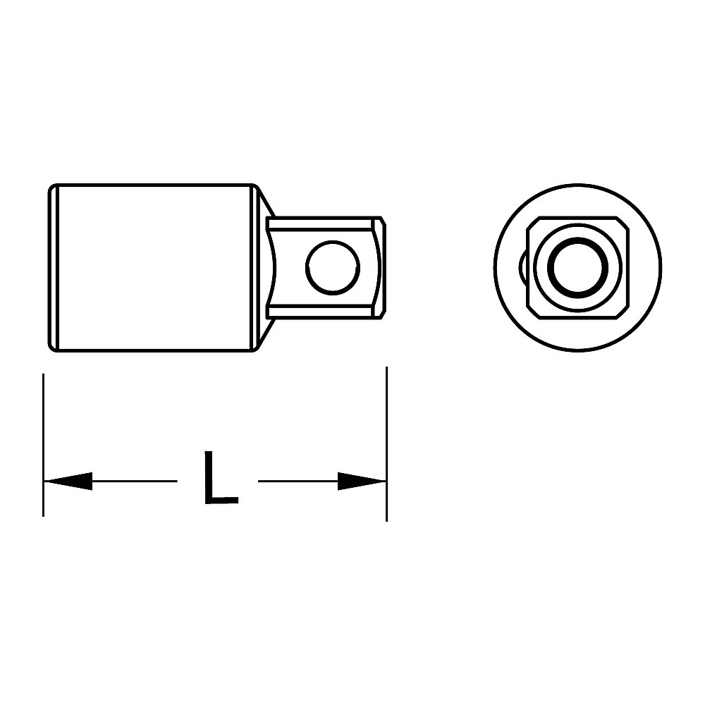 KS Tools Ingranditore BERYLLIUMplus, 1/4'' - 1/2'', lunghezza 30 mm