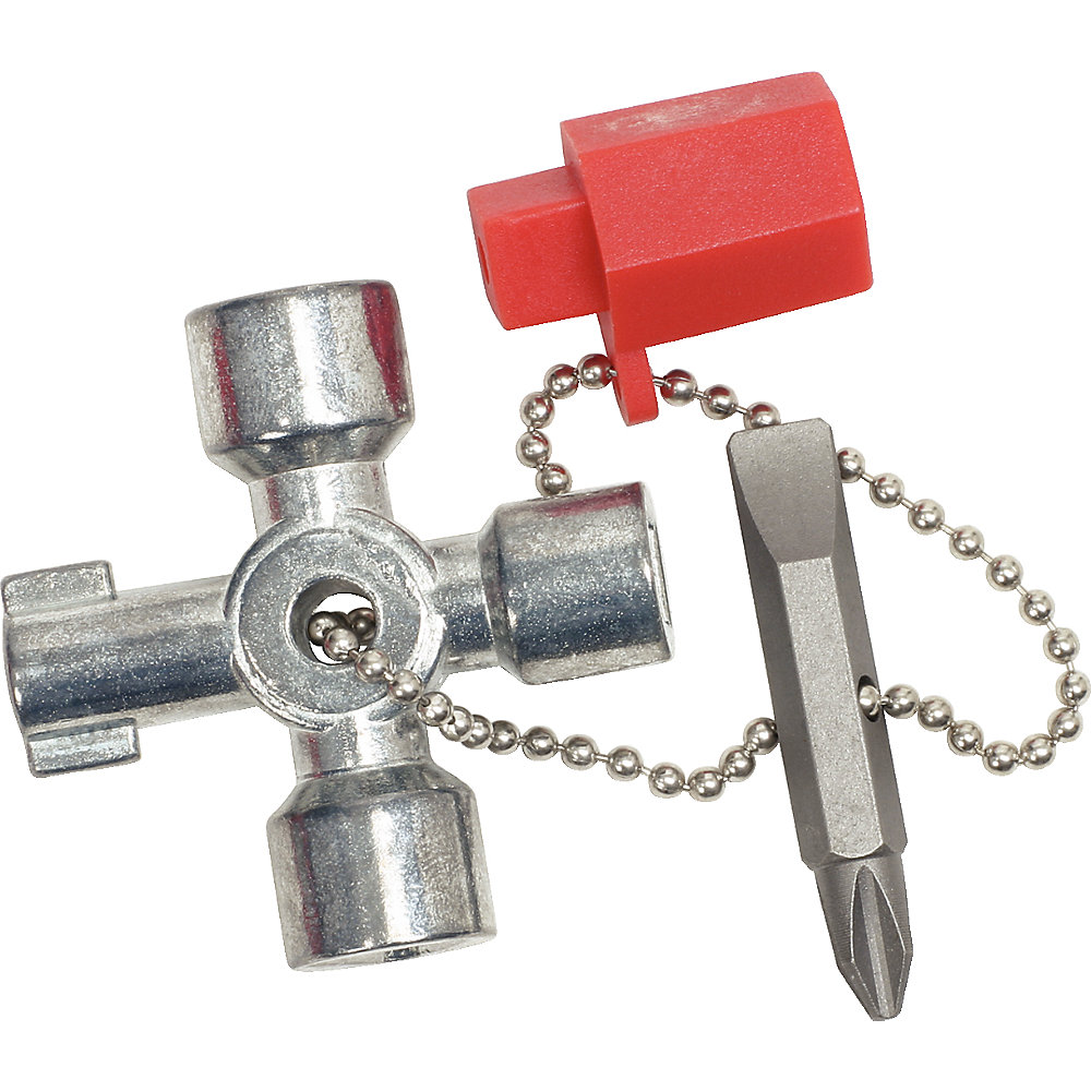 KS Tools Mini clé pour armoire électrique, largeur 42 mm, longueur 42 mm