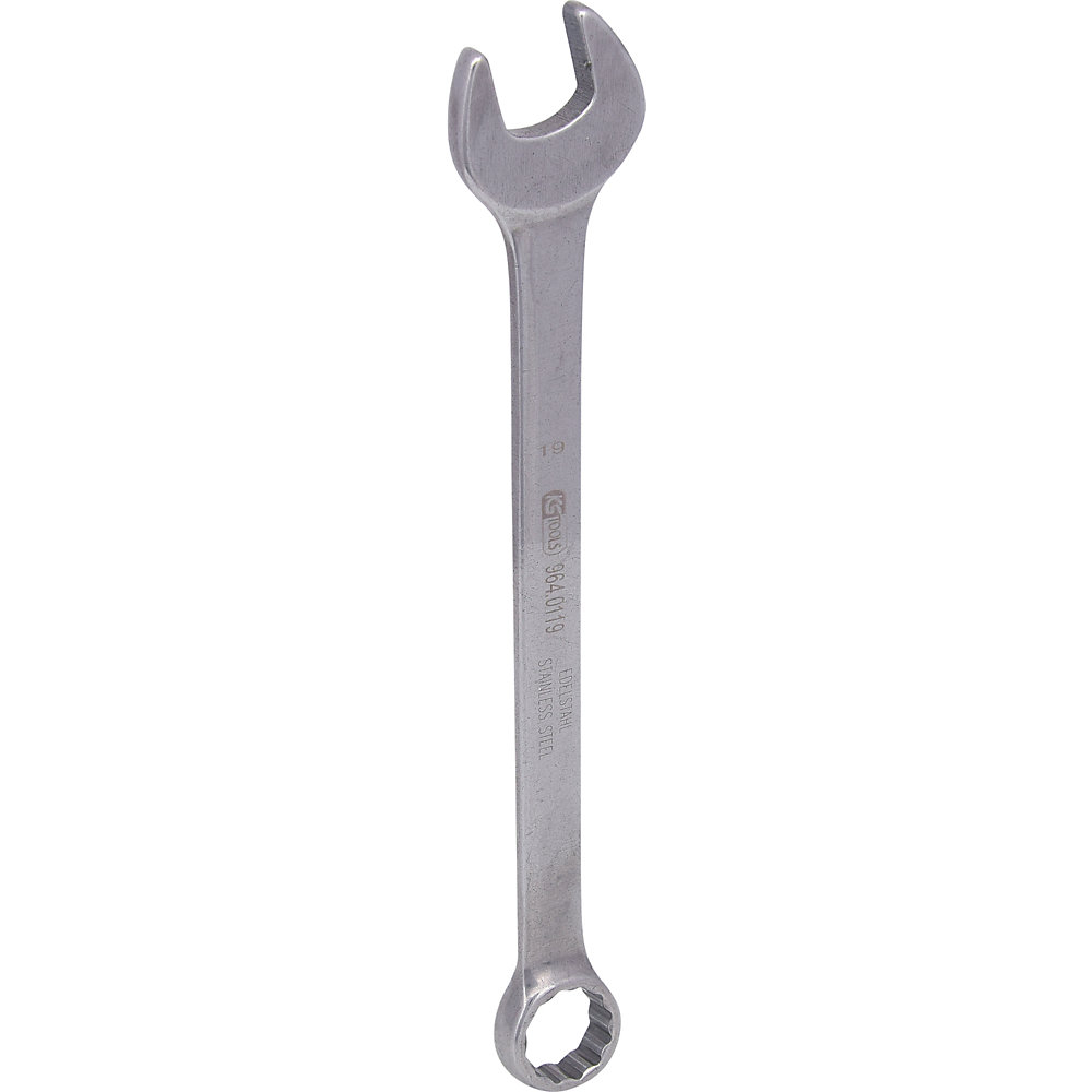 KS Tools Chiave inglese combinata in acciaio inox, forche inclinate di 15°, 8 mm