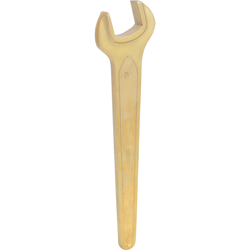 KS Tools Chiave a forchetta semplice BRONZEplus, forche inclinate di 15°, metrica, 30 mm