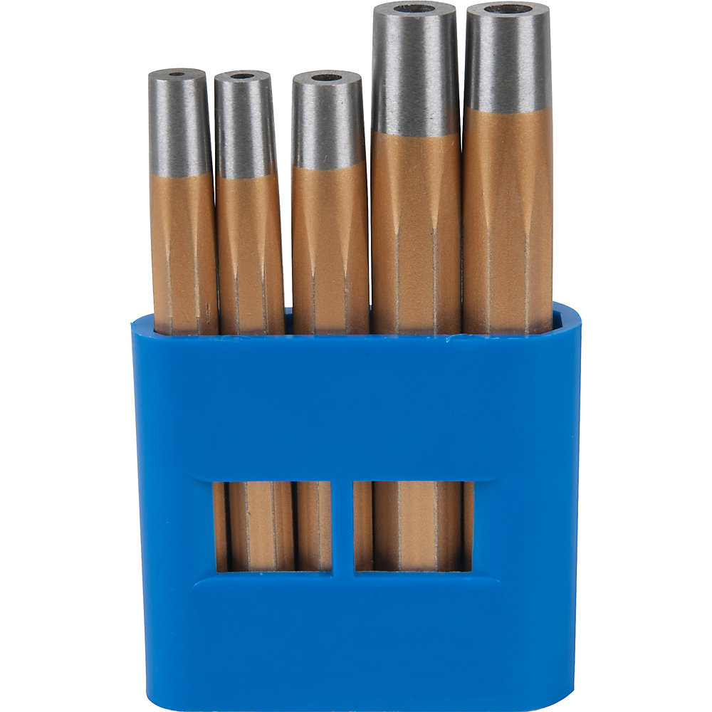 KS Tools Set di punzoni per rivetti, 5 pezzi, cromo vanadio