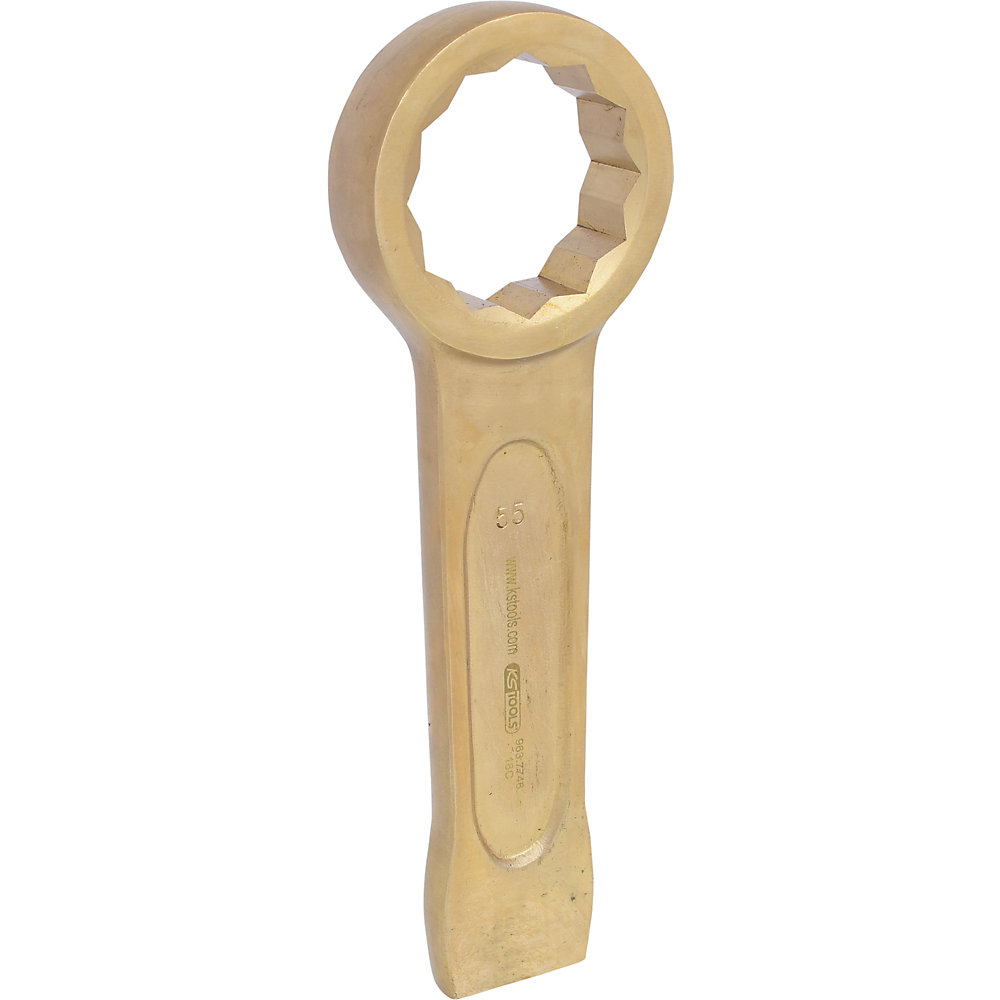 KS Tools Clé à œillet à frapper BRONZEplus, métrique, 55 mm