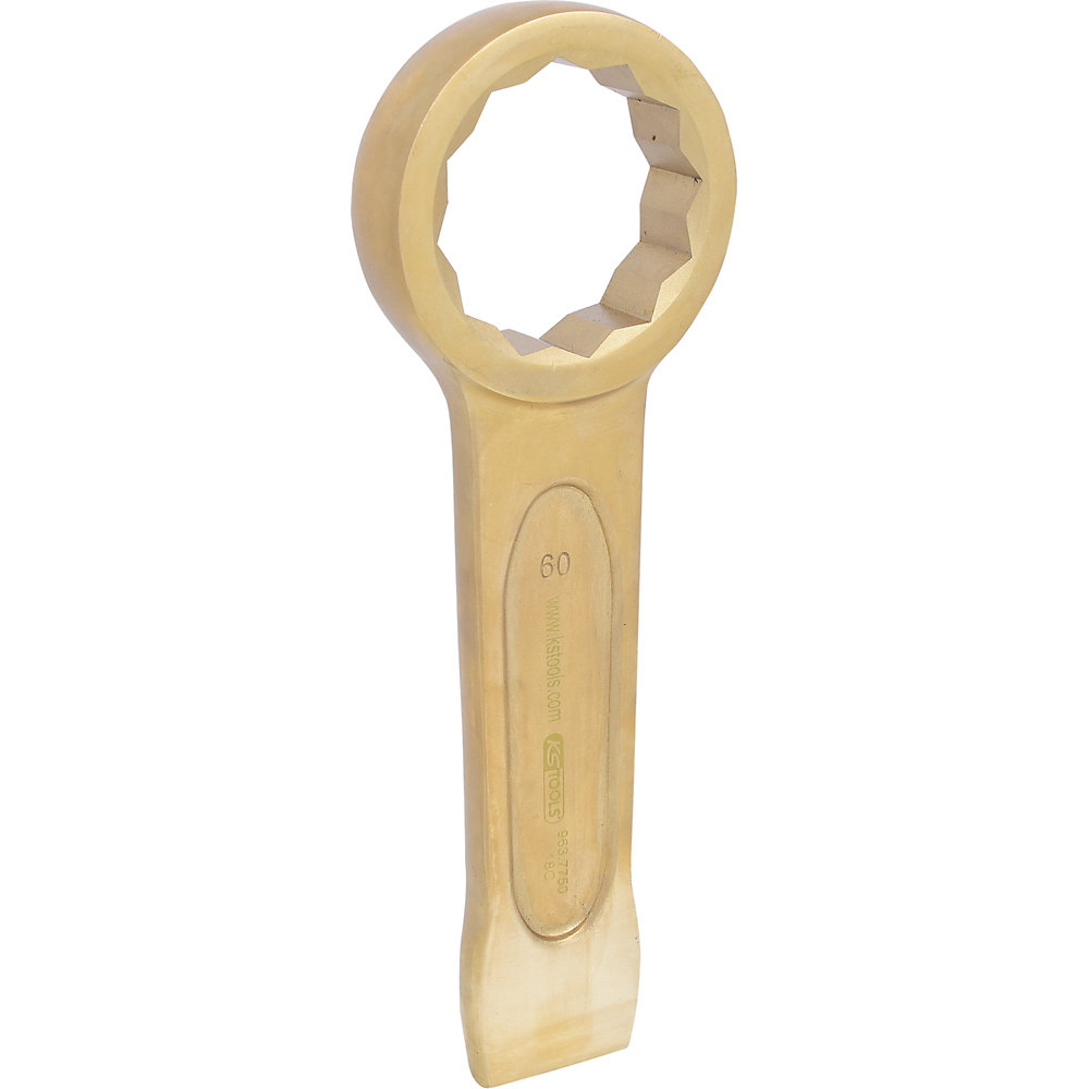 KS Tools Clé à œillet à frapper BRONZEplus, métrique, 60 mm