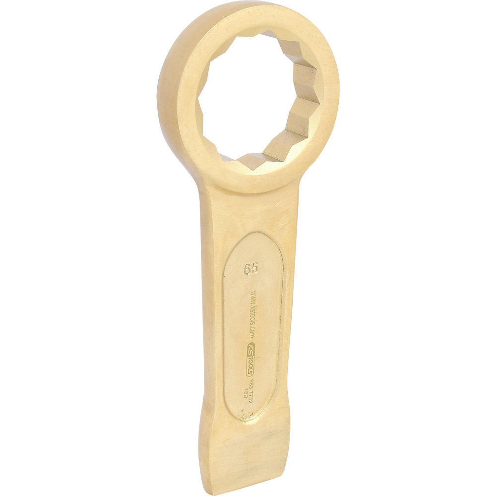 KS Tools Clé à œillet à frapper BRONZEplus, métrique, 65 mm
