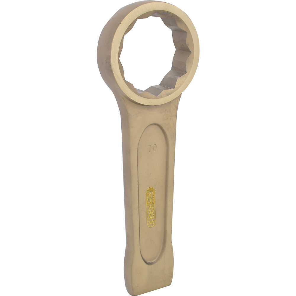 KS Tools Clé à œillet à frapper BRONZEplus, métrique, 70 mm