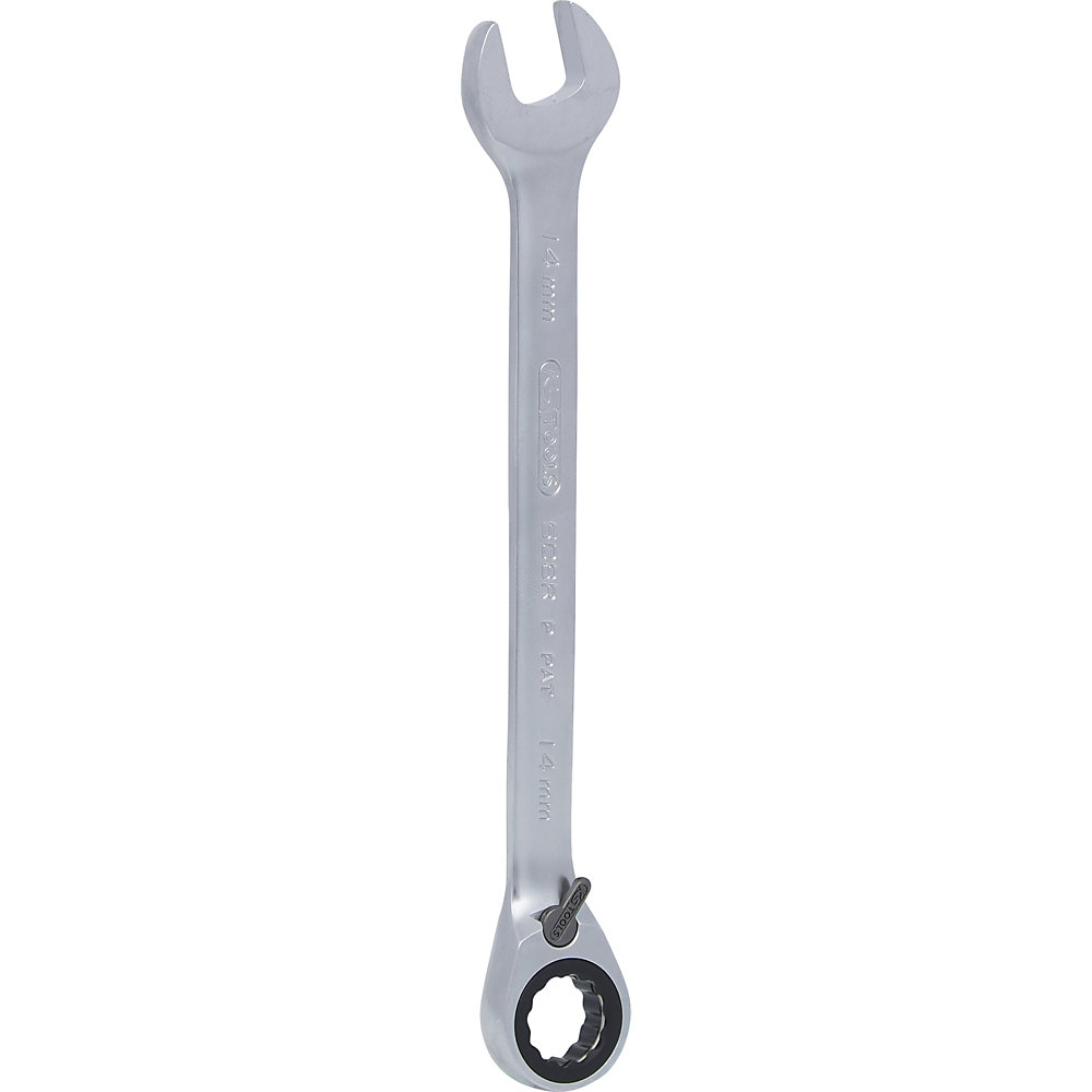 KS Tools Clé mixte à crans RINGSTOP, position des fourches à 15°, hauteur de la tête (A1) 9 mm, (A2) 6,8 mm