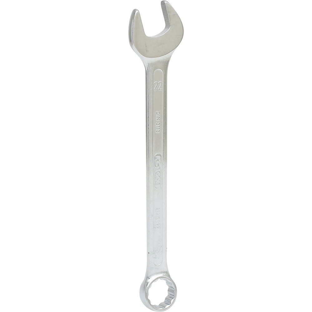 KS Tools Chiave inglese combinata, ad angolo, anello piegato a 15°, 22 mm
