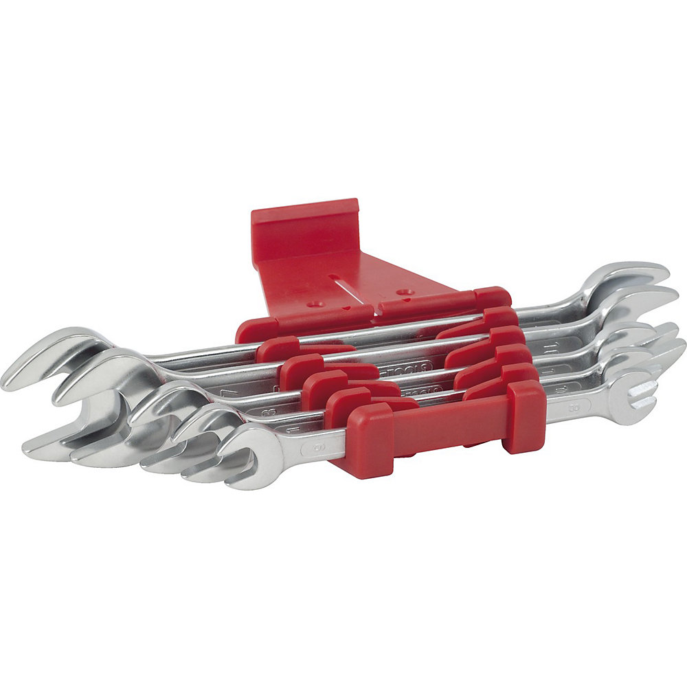 KS Tools Jeu de clés à fourche doubles, ouverture de la clé 8 - 19 mm, 5 éléments