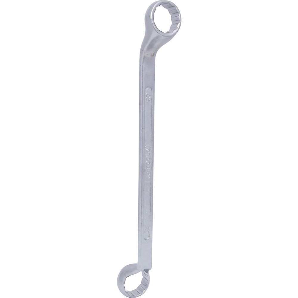 KS Tools Chiave poligonale a due bocche, piegata, metrica, 27 x 32 mm