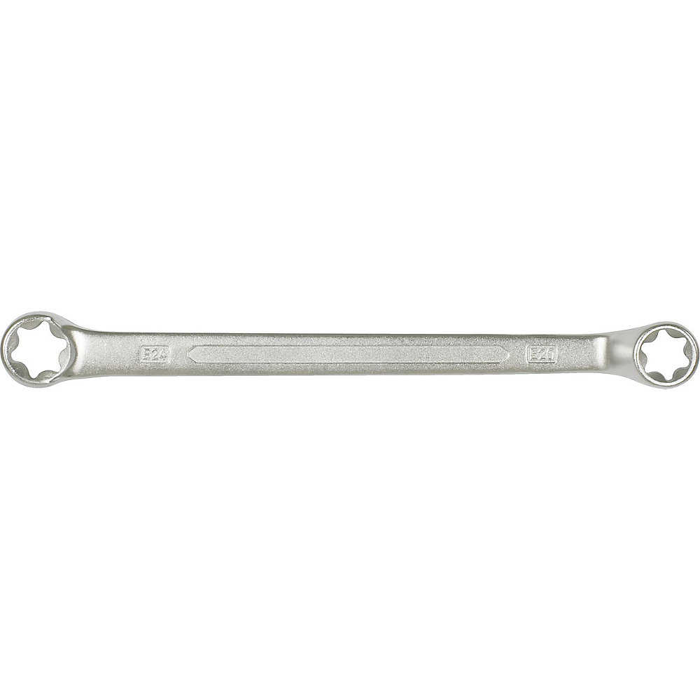 KS Tools Chiave poligonale a due bocche Torx profilo E, piegata, altezza testa (A1) 5,5 mm, (A2) 6,2 mm