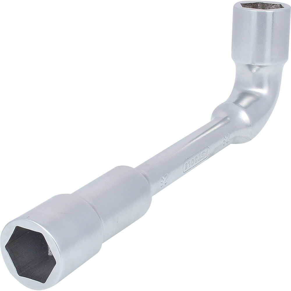 KS Tools Clé à douille double ULTIMATEplus avec alésage, coudé à 90°, 23 mm