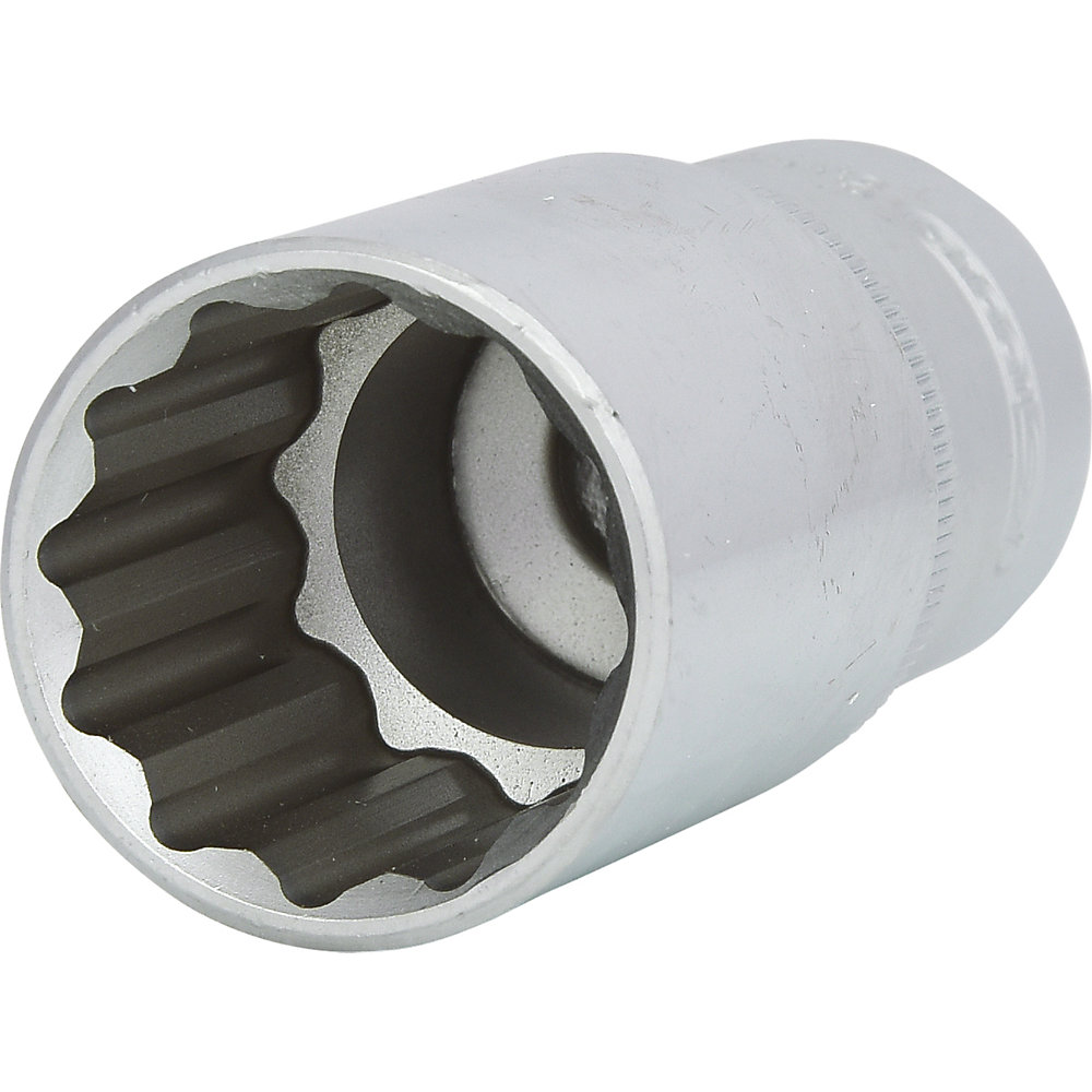 KS Tools Bussola da 1/2'', lunga, dodecagonale, metrica, 27 mm