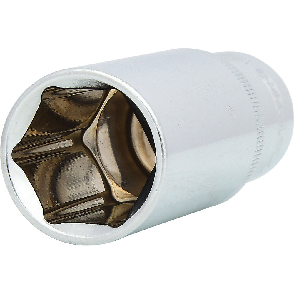 KS Tools Bussola esagonale CHROMEplus da 1/2'', lunga, metrica, 22 mm