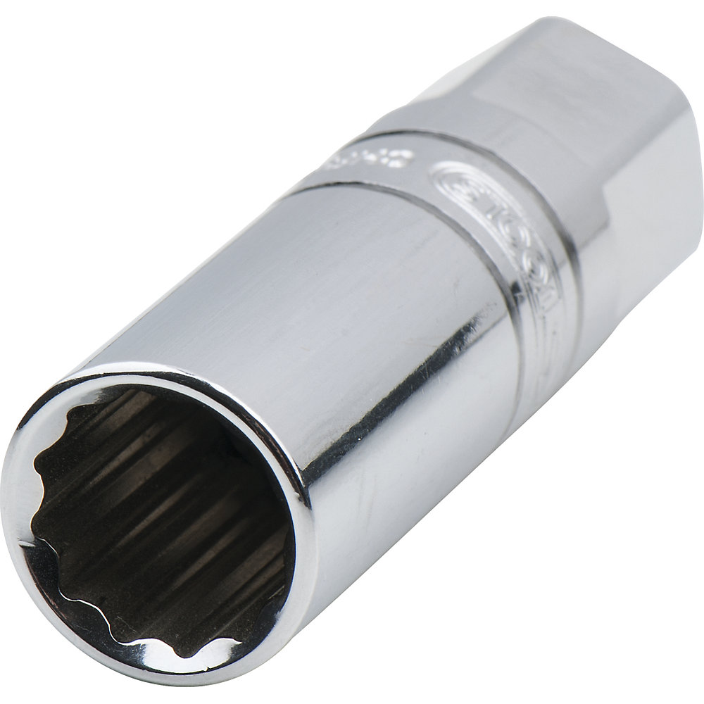 KS Tools Bussola speciale per candele CHROMEplus® da 3/8'', sottile, metrica, 14 mm