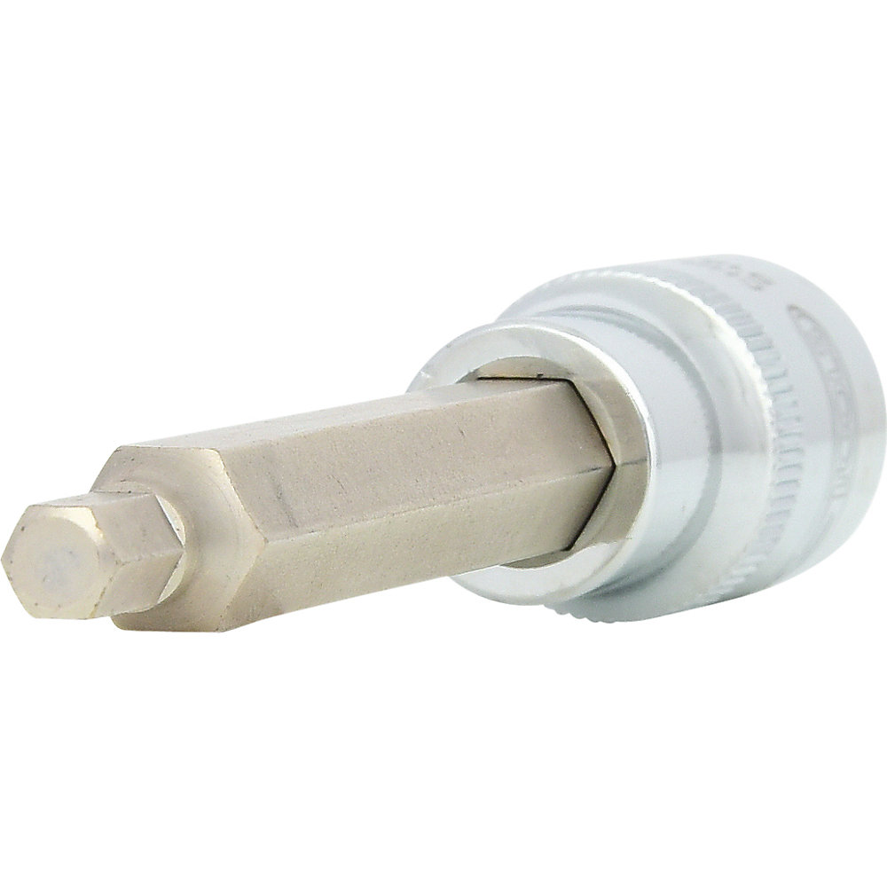 KS Tools Bussola per viti CHROMEplus da 1/2'', lunga, esagono incassato, 6 mm
