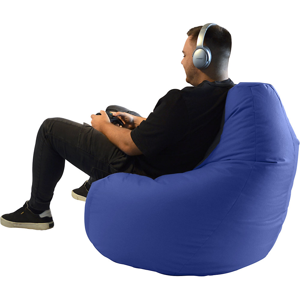 kaiserkraft Sitzsack GAMER, HxBxT 1000 x 1000 x 1000 mm, royalblau 2