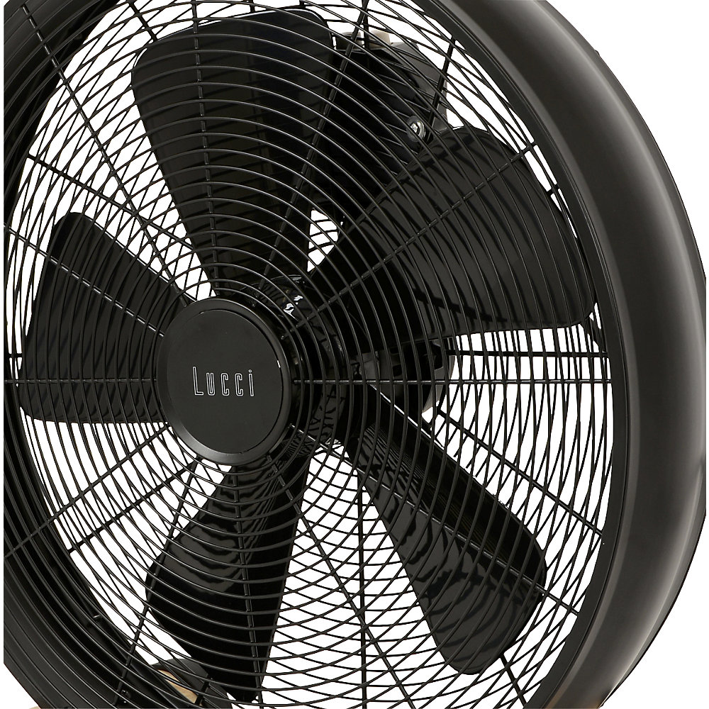 Lucci AIR Breeze Ventilateur de sol 60 W (Ø x H) 40 cm x 460 mm noir, bois fonction hiver 2