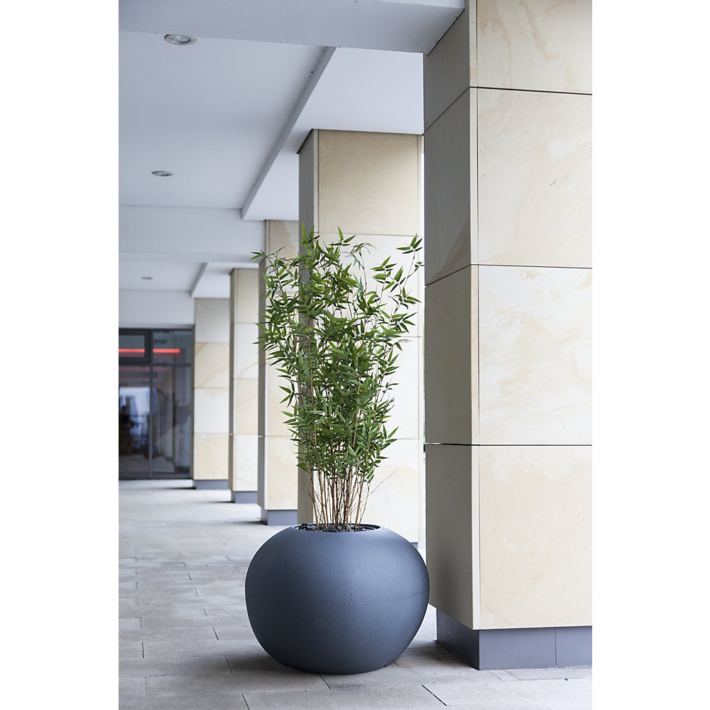 Pflanzbehälter, STORUS IV, HxBxT 490 x 750 x 690 mm, granit anthrazit DEGARDO 2