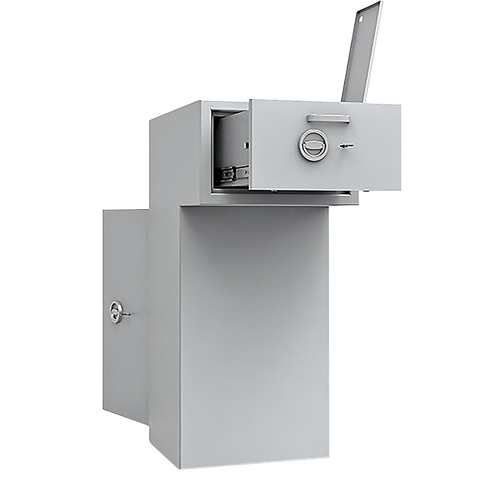Coffre de sécurité à trappe arrière, avec saillie