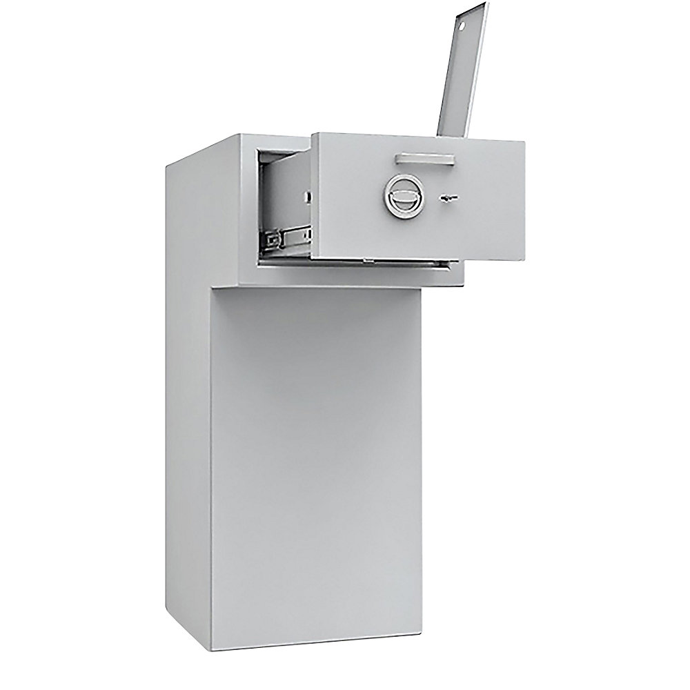 Coffre de sécurité à trappe arrière, avec saillie