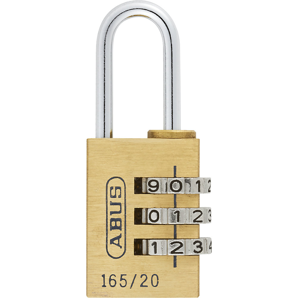 Photos - Door Lock ABUS 165/20 lock tag, pack of 6, 165/20 lock tag, pack of 6, brass 