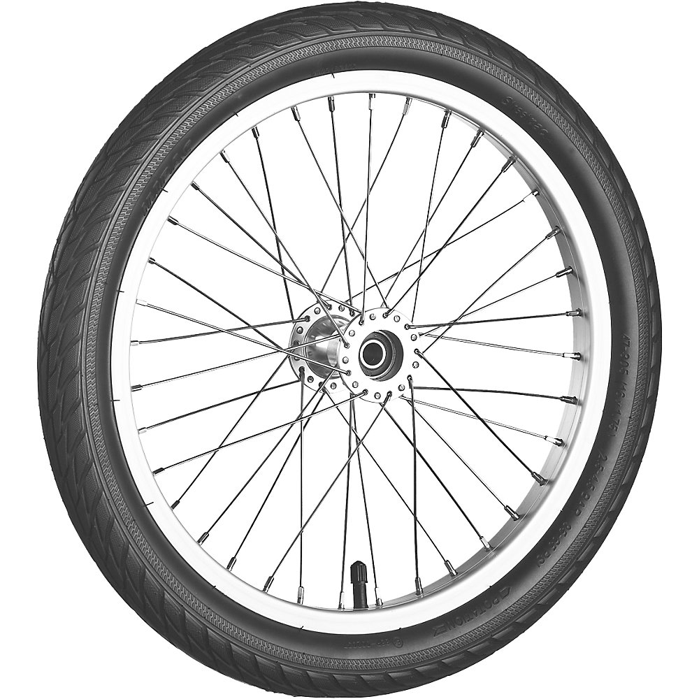 Roue à rayons en aluminium à bandage pneumatique