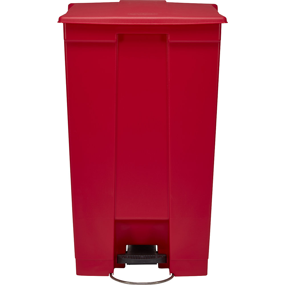 Tretabfalleimer, Industrie, aus Polyethylen, Volumen 87 l, rot, ab 5 Stk Rubbermaid 2