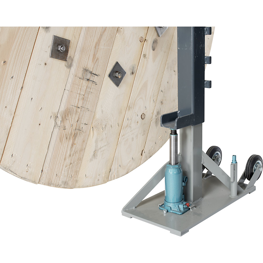 Kaiserkraft Drum Reeler with Manual Hydraulics Mouse Gray 2