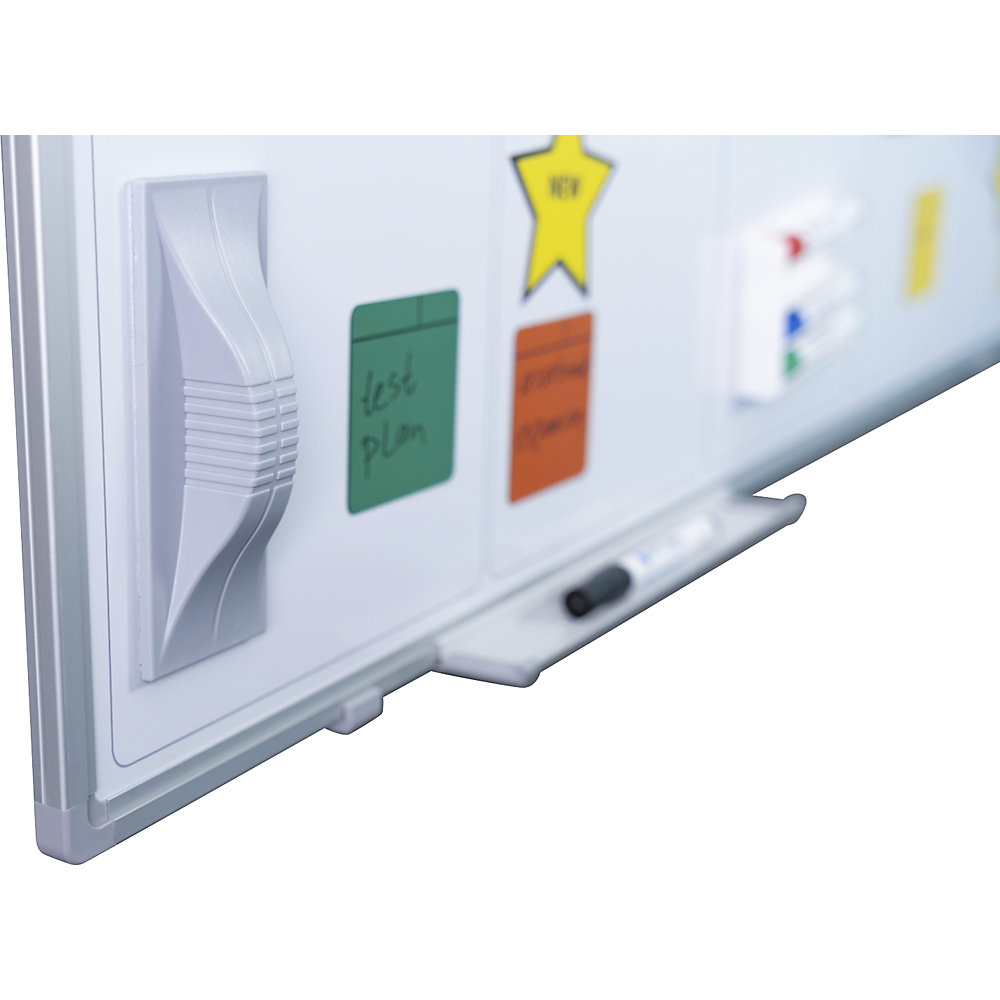 Taskboard für Scrum und Kanban, lackiert, mit 5 Bahnen, BxH 2000 x 1200 mm eurokraft basic 2
