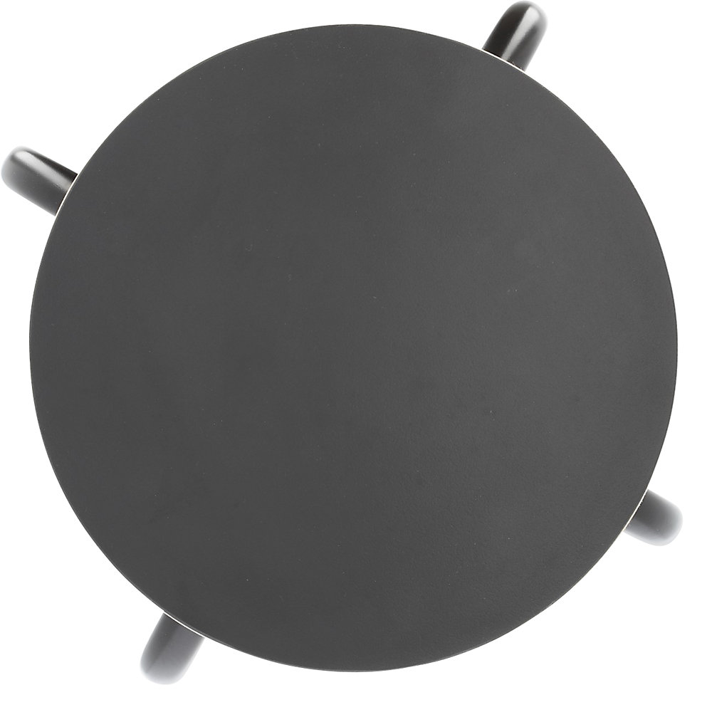 kaiserkraft Hocker PARIS, Sitzhöhe 460 mm, schwarz 2