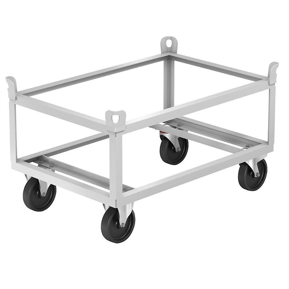 EUROKRAFTpro Telaio mobile ESD, ESD, portata 1000 kg, altezza di carico 650 mm