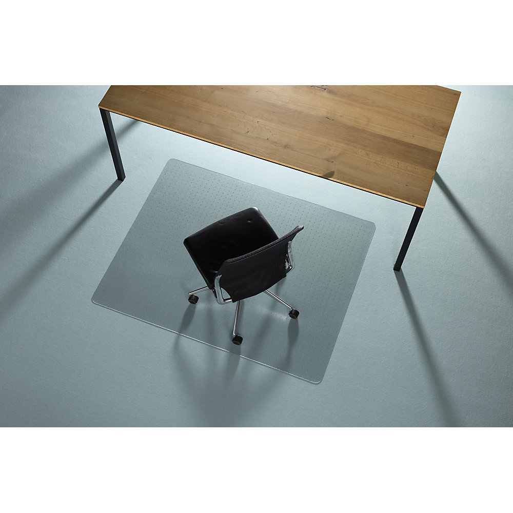Bodenschutzmatte, mit Noppen für Teppichböden, BxT 1500 x 1200 mm eurokraft basic 2