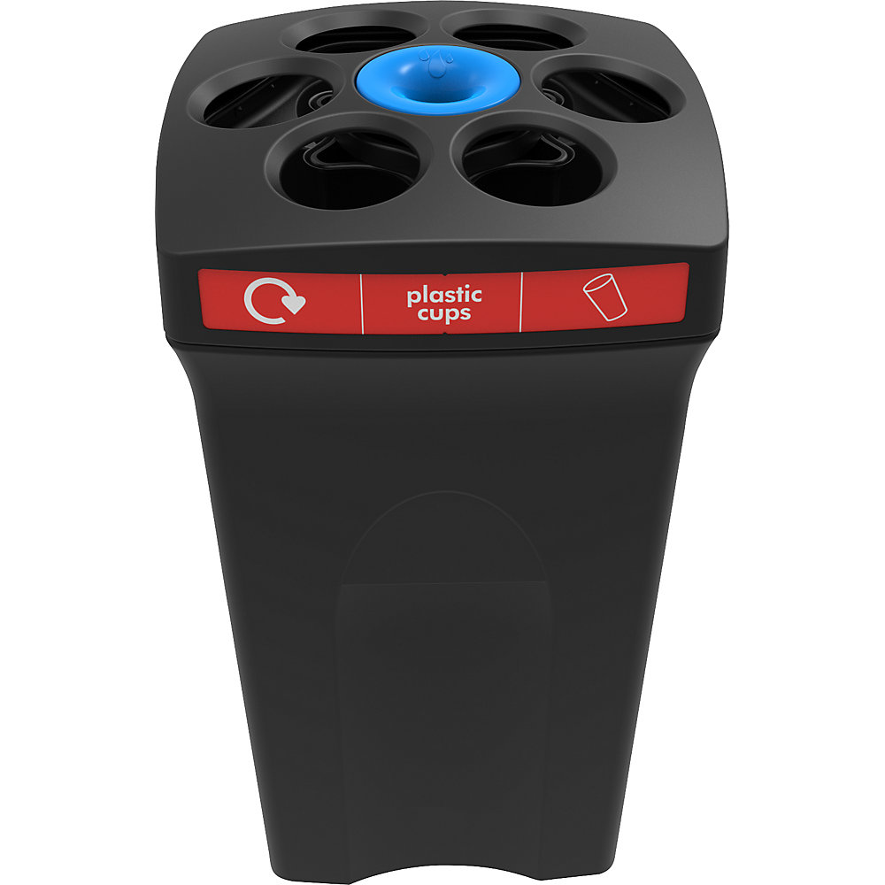 kaiserkraft Bechersammler EnviroCup, Volumen 100 l, mit roter Kennzeichnung, ab 5 Stk 2