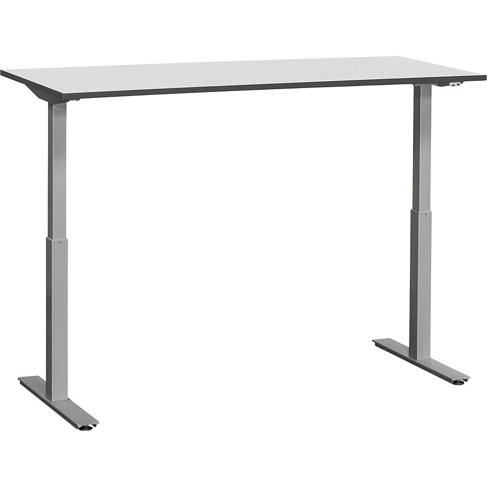eurokraft basic Workbench Electric Height-Adjustable Grey 1600x800mm 2