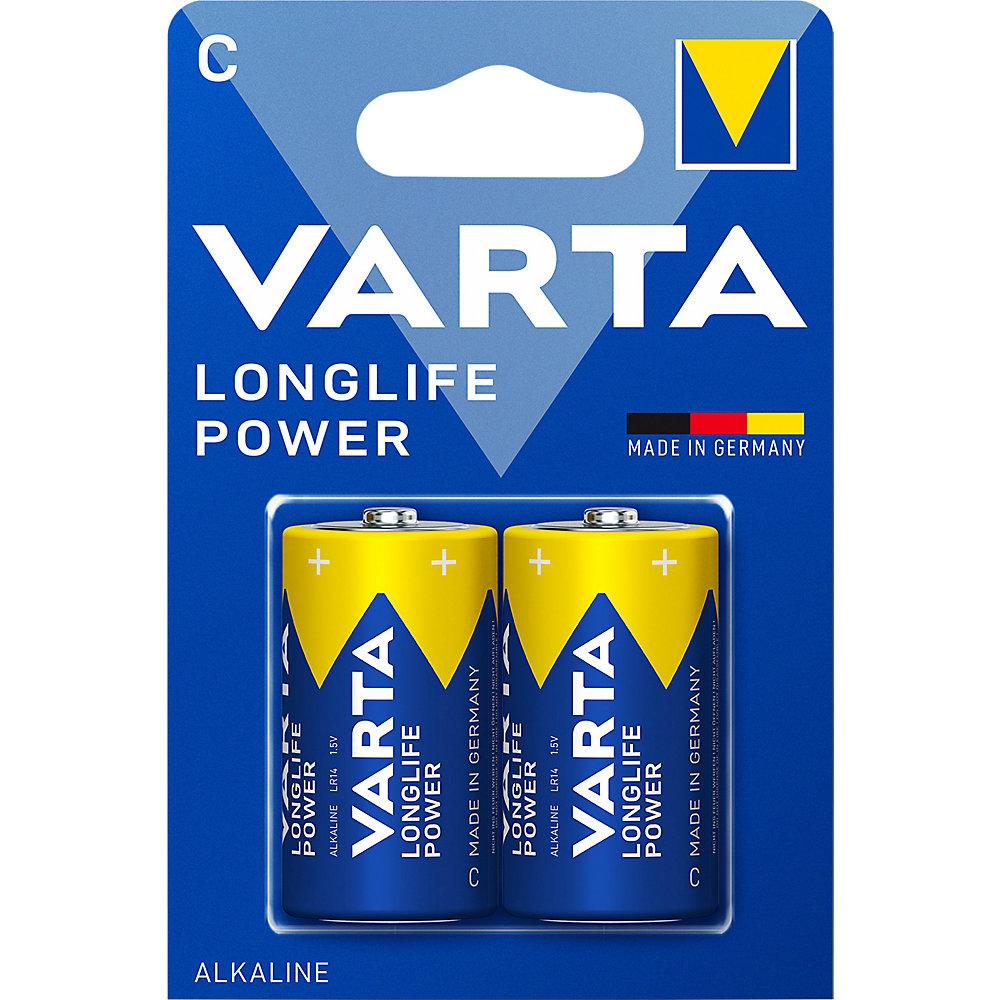 VARTA Batteria LONGLIFE Power, C, conf. da 2 pezzi, a partire da 10 conf.
