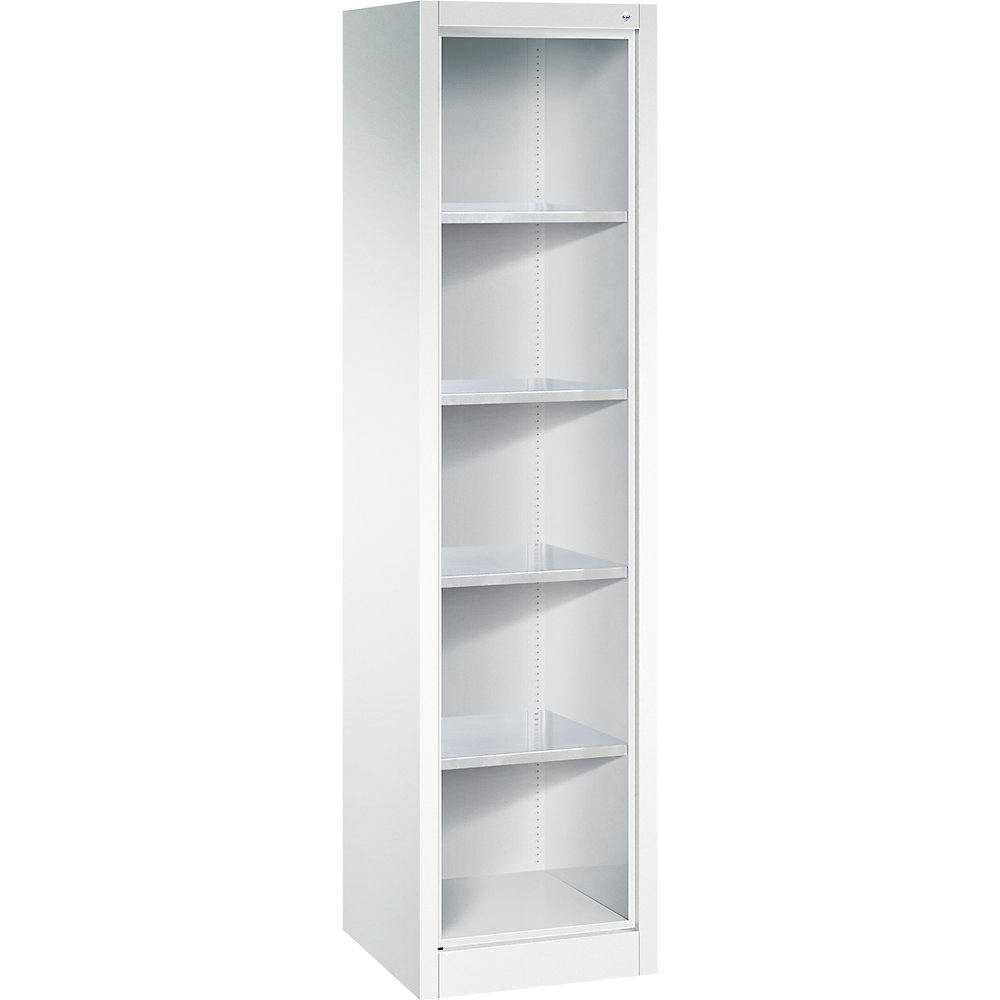 Regalschrank, mit 4 verzinkten Fachböden, HxBxT 1950 x 502 x 500 mm C+P