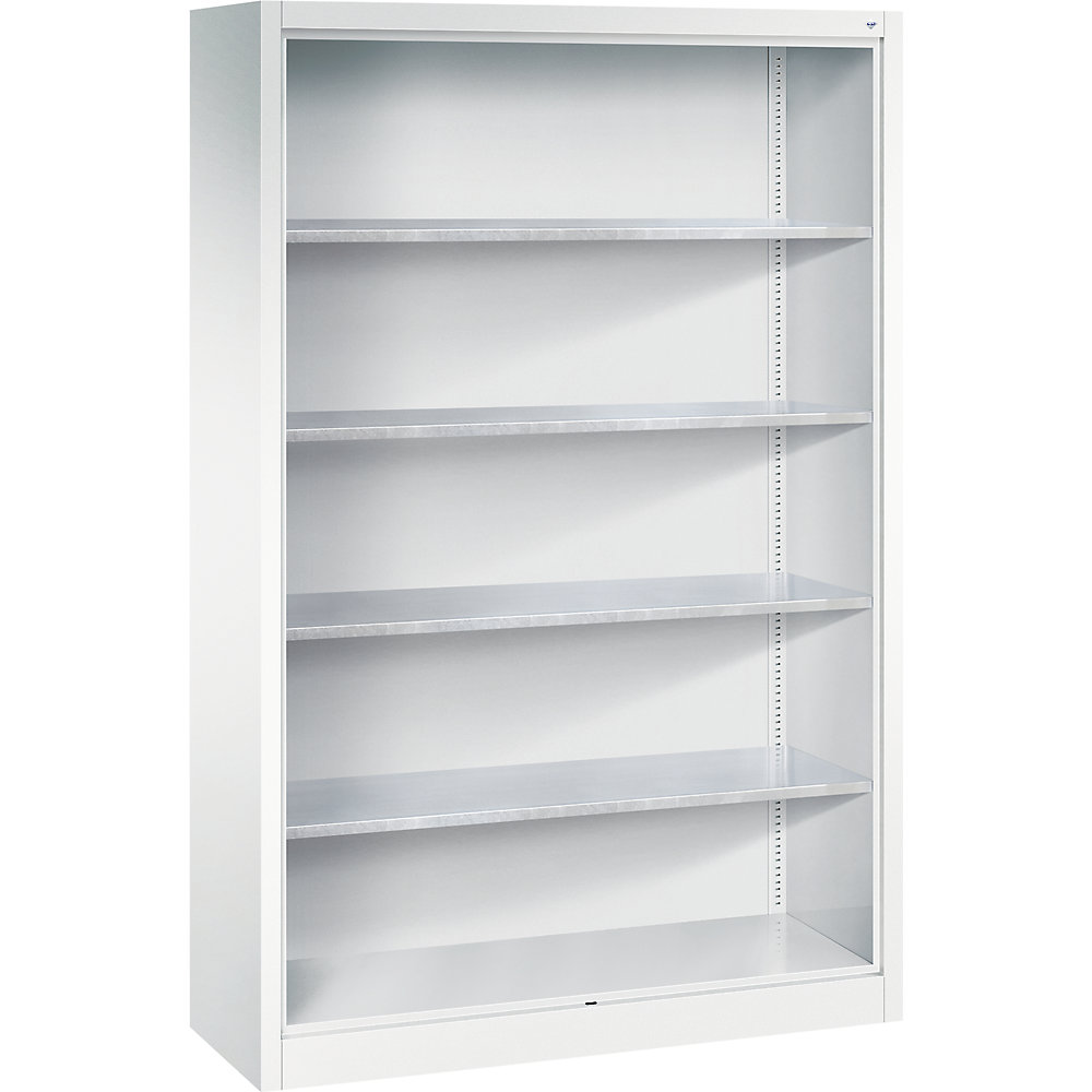 Regalschrank, mit 4 verzinkten Fachböden, HxBxT 1950 x 1200 x 400 mm C+P