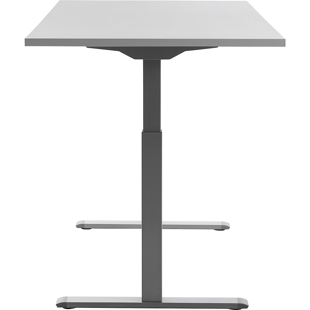 Topstar E-TABLE Electric Standing Desk Light Gray/Grey 1600x800mm 2