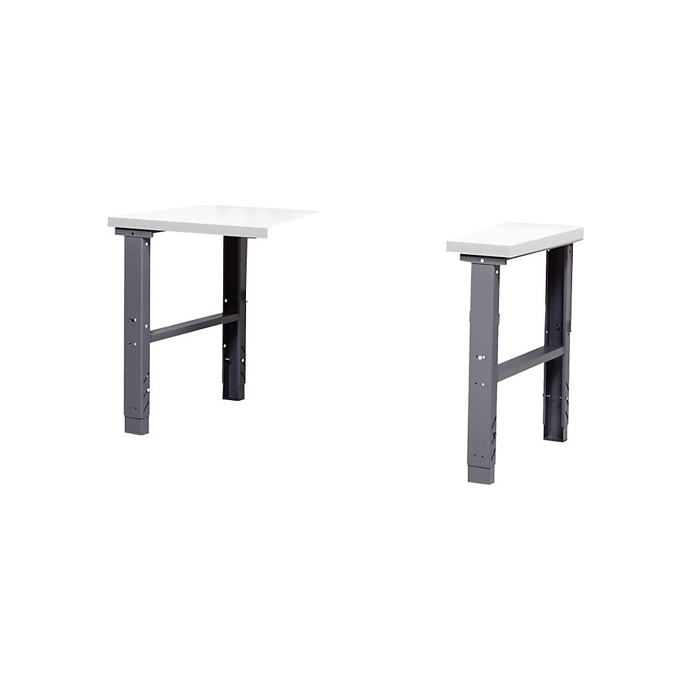 eurokraft basic Pied d'Établi Réglable Gris Basalte 800mm 2
