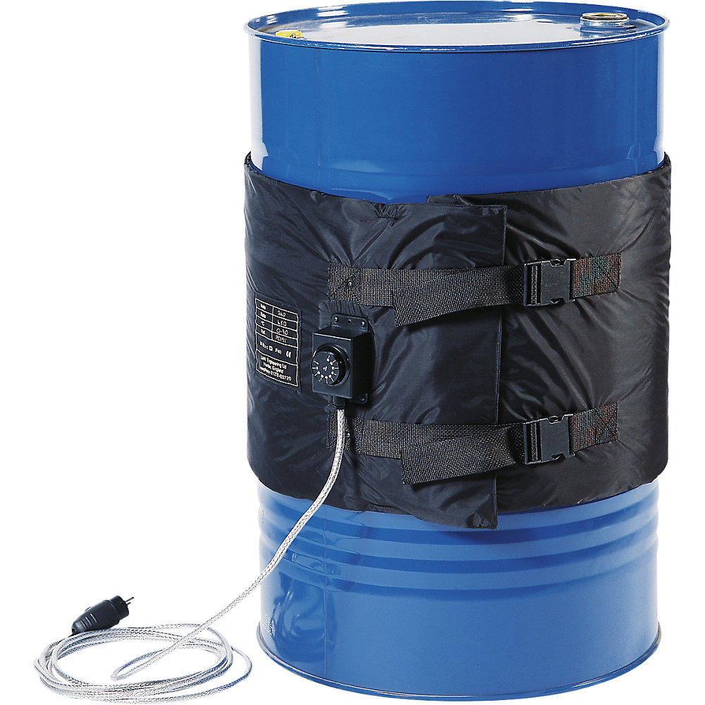 Rivestimento riscaldante per fusti ECO, fusti da 200 - 220 l, 200 W, nylon, max. 90 °C, IP44