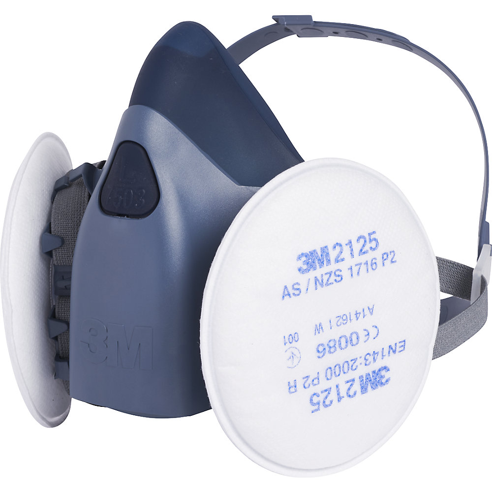 Partikelfilter 2125, Schutzstufe P2 R, VE 10 Paar, für Halbmaske Serie 6000 3M 2