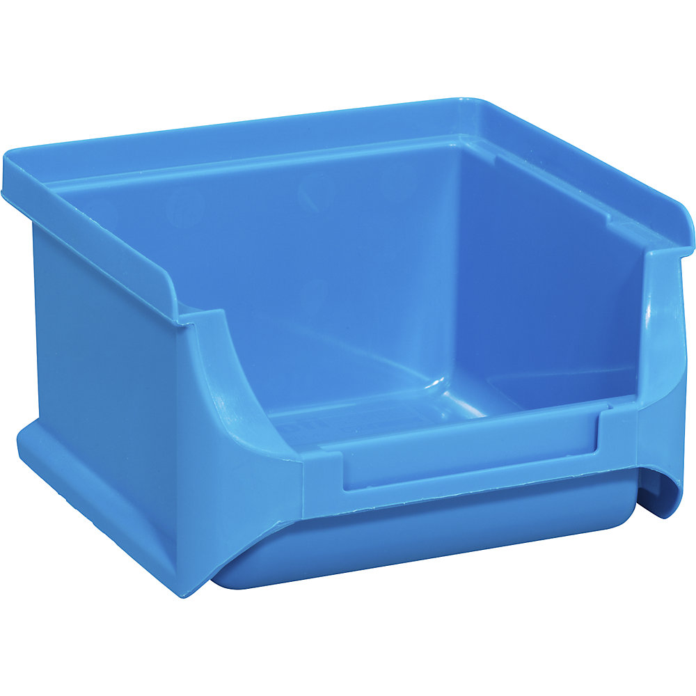 Open fronted storage bin, LxWxH 100 x 100 x 60 mm, pack of 30, blue