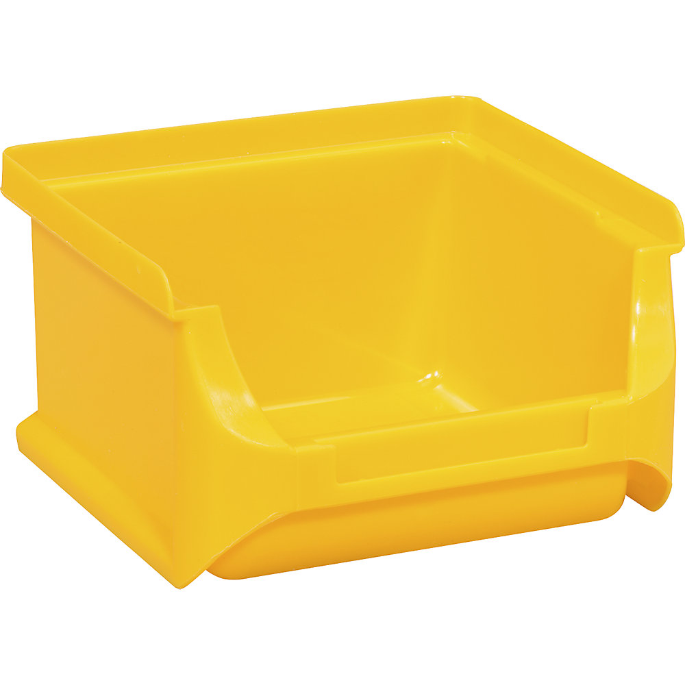 Open fronted storage bin, LxWxH 100 x 100 x 60 mm, pack of 30, yellow