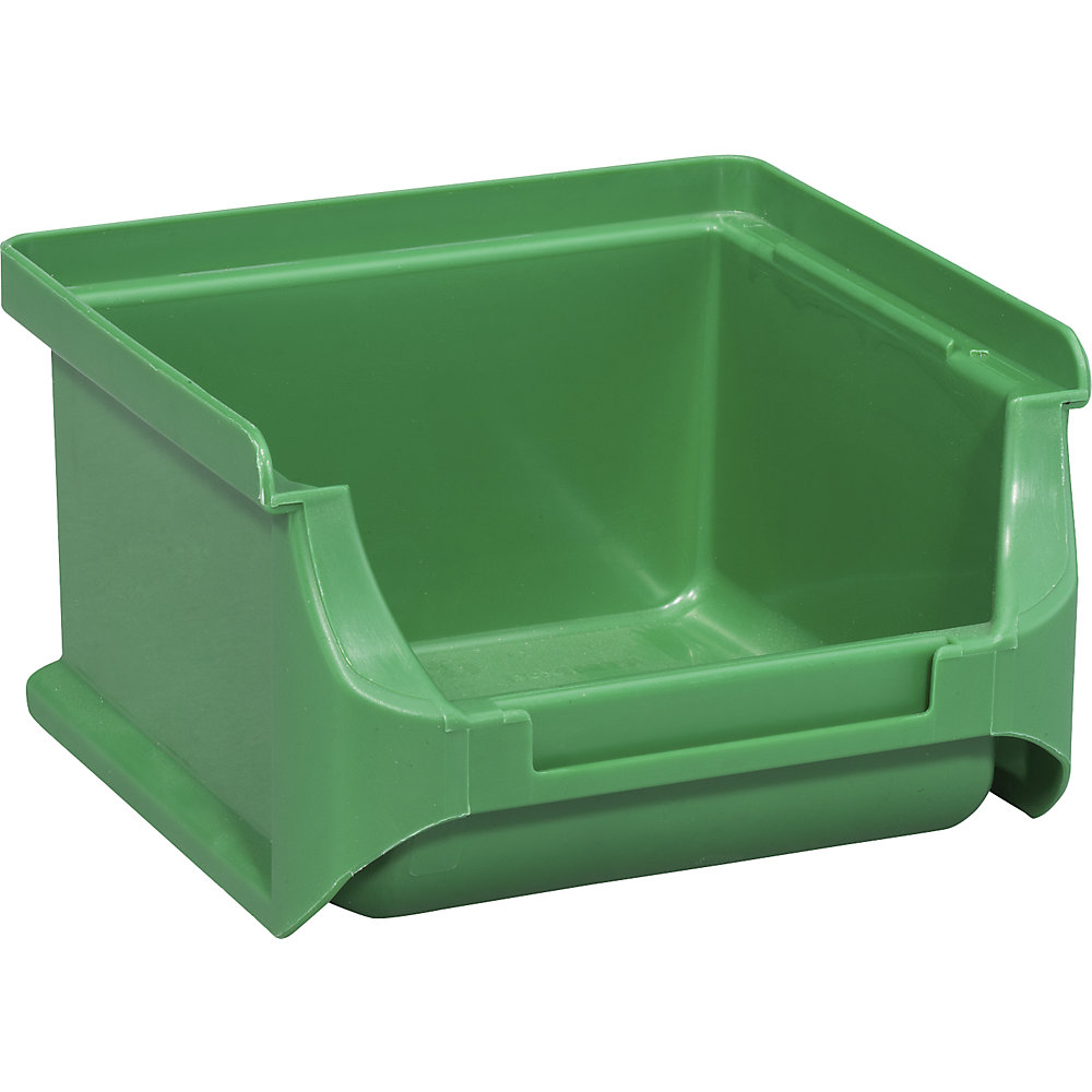 Open fronted storage bin, LxWxH 100 x 100 x 60 mm, pack of 30, green