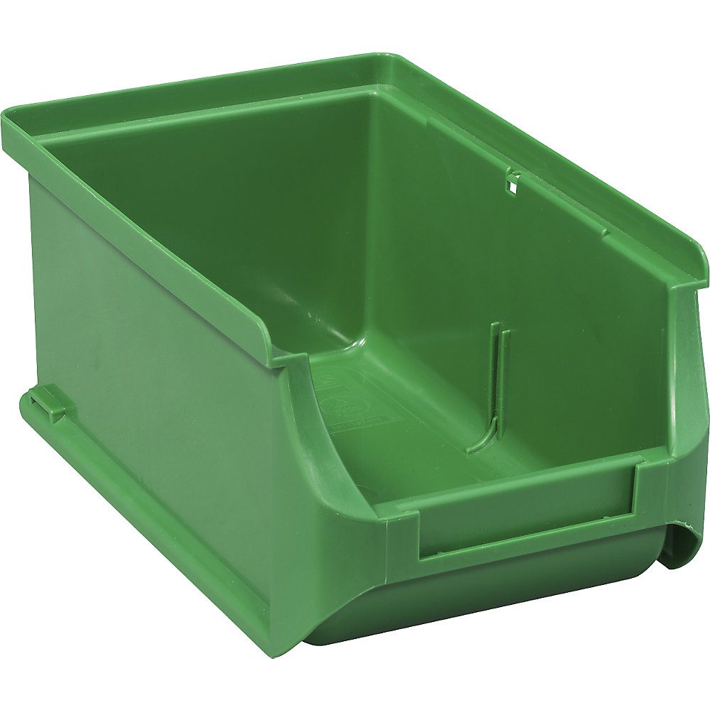 Open fronted storage bin, LxWxH 160 x 100 x 75 mm, pack of 24, green