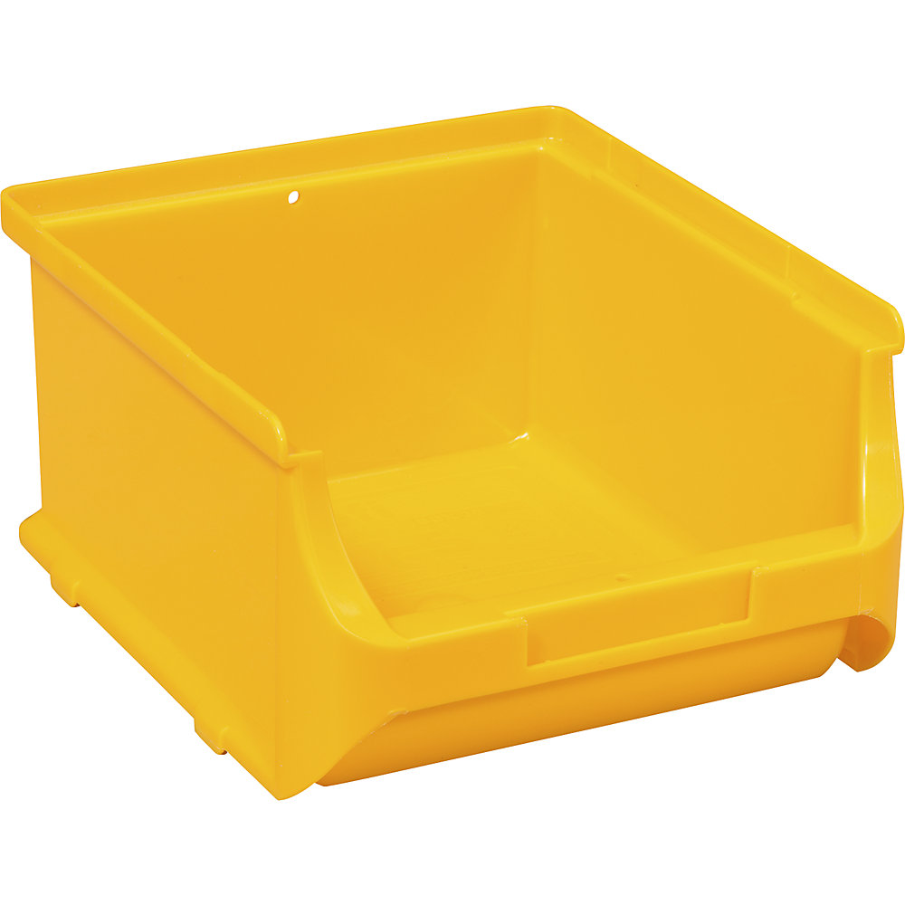 Open fronted storage bin, LxWxH 160 x 135 x 82 mm, pack of 20, yellow
