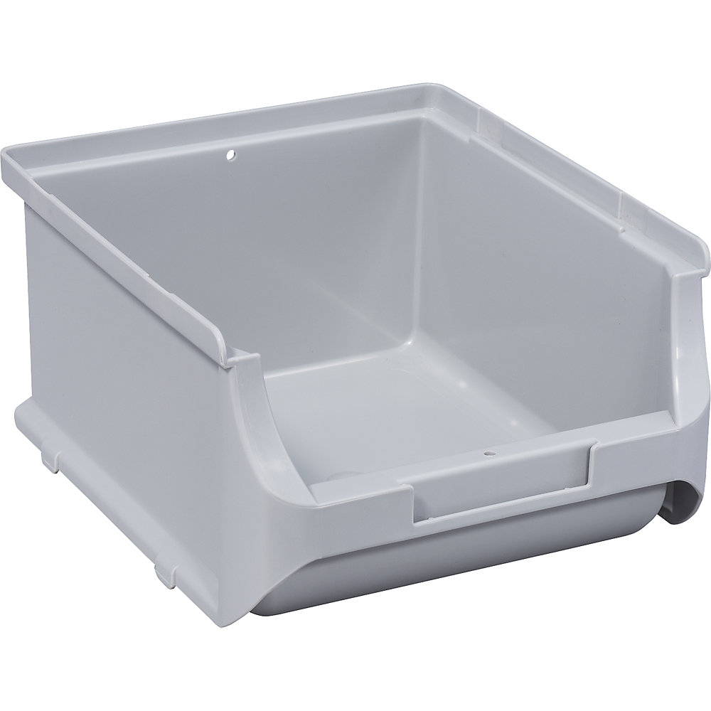 Open fronted storage bin, LxWxH 160 x 135 x 82 mm, pack of 20, grey